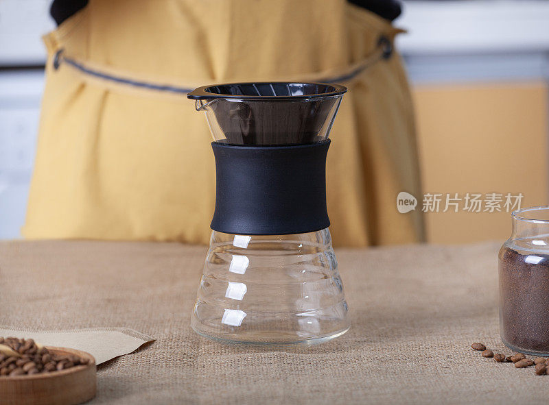 手滴咖啡在咖啡馆酿造，酿造咖啡的替代方法，Chemex, Moka壶，V60